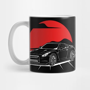 jdm gtr r35 legend white print Mug